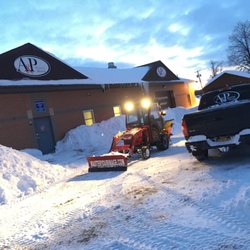 A & P Master Images - Snow does not even stop us from working.