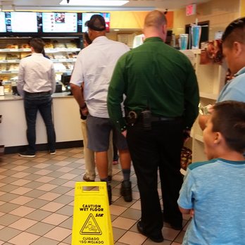 Dunkin' - Showing customer appreciation and, lack thereof 7:30a 6/30/17 view from door (with line out of it) !! - Donuts Near Me - Sandy Springs, Georgia Dunkin' - Showing customer appreciation and, lack thereof 7:30a 6/30/17 view from door (with line out of it) !! - Donuts Near Me - Sandy Springs, Georgia