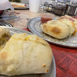 Borromeo's Pizza and Italian - Grilled Chicken Calzone and Borromeo's Italian Stromboli