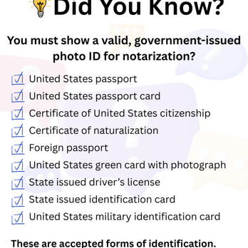 Wolfe Notary Services - Remember your ID. You'll need it. - Notaries Near Me Wolfe Notary Services - Remember your ID. You'll need it. - Notaries Near Me