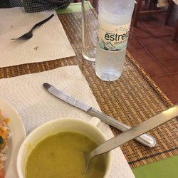 Gengibre & Canela - Soup of the day (pumpkin and eggplant)