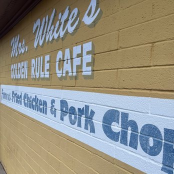 Mrs White's Golden Rule Cafe - Sign - Soul Food Near Me - Phoenix, Arizona Mrs White's Golden Rule Cafe - Sign - Soul Food Near Me - Phoenix, Arizona