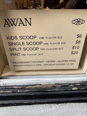 Menu photo 1 AWAN West Hollywood, CA
