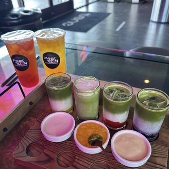 Fynix Rizen - Matcha flight - Bubble Tea Near Me - Westminster, California