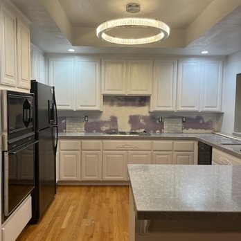 MR Marble and Tile - Cabinets painted. I was advised to not even consider backsplash until counters in and cabinets painted. - Countertop Installation Near Me MR Marble and Tile - Cabinets painted. I was advised to not even consider backsplash until counters in and cabinets painted. - Countertop Installation Near Me