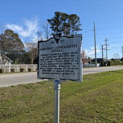 Chestnut Consolidated School Historical Marker - Chestnut Consolidated School Historical Marker, Little River