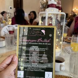 Caswell House - Menu Christmas Brunch