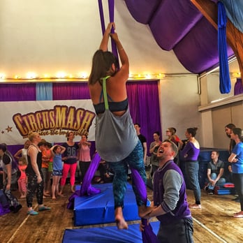 Circus MASH UK - Climbing the silks - Arts & Entertainment Near Me - Birmingham, XWM