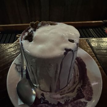 Blue Canoe - Blue berry donut bread pudding - Bars Near Me - Tupelo, Mississippi