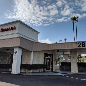 Ramada by Wyndham Torrance - The front of the hotel. - Hotels Near Me - Torrance, California
