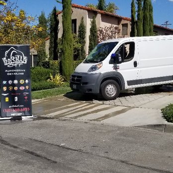 Gorilla Buff Automotive Service - Working hard in Palos Verdas Estate showing off my sign.. - Auto Detailing Near Me - Hawthorne, California Gorilla Buff Automotive Service - Working hard in Palos Verdas Estate showing off my sign.. - Auto Detailing Near Me - Hawthorne, California