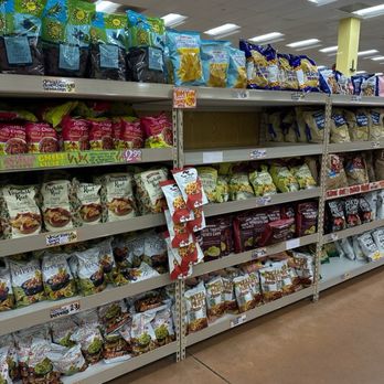Trader Joe's - chili & lime tortilla chips potato chip selection (blue corn, olive oil) - Grocery Near Me - Huntington Beach, California