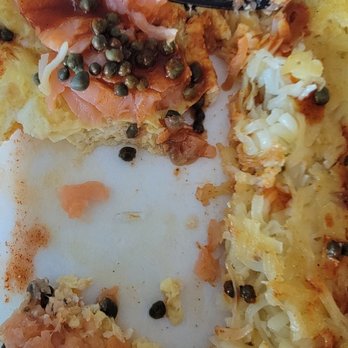 Chubby's Diner - Sea of love omlette. Ordered to go and you can see a piece of glass was in the omlette when brought home to eat. - Diners Near Me - Manteca, California