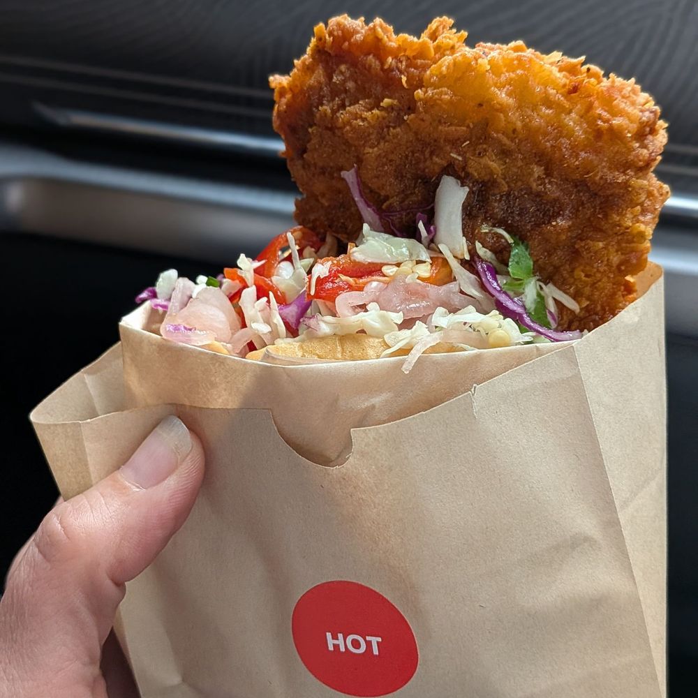 Hot Chicken Sando Hot Chicken Sando