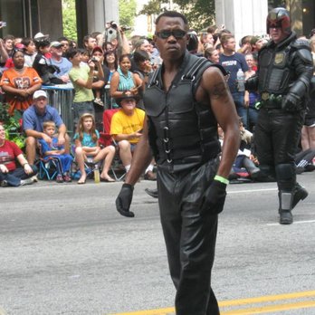 Dragon Con - No that's not really Wesley Snipes but a guy cosplaying Snipes' Blade character - Festivals Near Me - Atlanta, Georgia Dragon Con - No that's not really Wesley Snipes but a guy cosplaying Snipes' Blade character - Festivals Near Me - Atlanta, Georgia