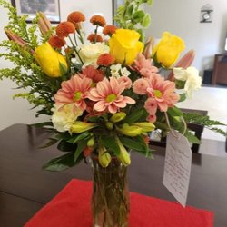A Flower Shop - A beautiful bouquet of flowers that came on time, and exactly as shown on the website.
