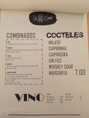 Menu photo 6 La H es Muda Madrid, M