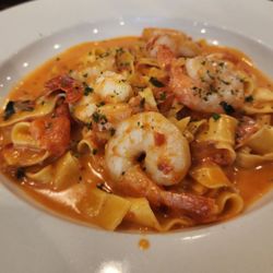 Lorenzo's Fresh Italian Cooking - Pappardelle Shrimp in Vodka Dinner