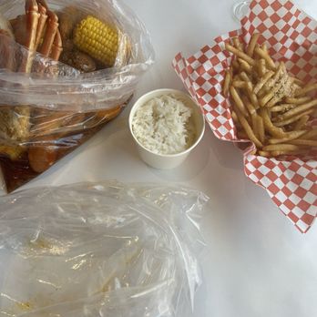 Bag O' Crab - Number 2 Combo , garlic fries, & steamed rice - Cajun/Creole Near Me - Fullerton, California Bag O' Crab - Number 2 Combo , garlic fries, & steamed rice - Cajun/Creole Near Me - Fullerton, California
