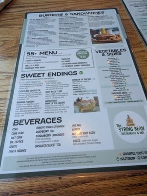 Menu photo 2 The String Bean Restaurant Richardson, TX Menu photo 2 The String Bean Restaurant Richardson, TX