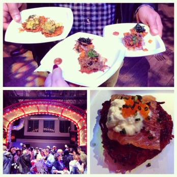 Great Performances - annual latke festival at BAM. bottom right photo: clinton street baking company had one of my favorite latkes! - Caterers Near Me - Bronx, New York