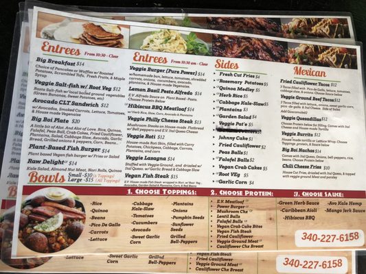 Menu photo 2 Eyeza Vegan Saint-Thomas, VI