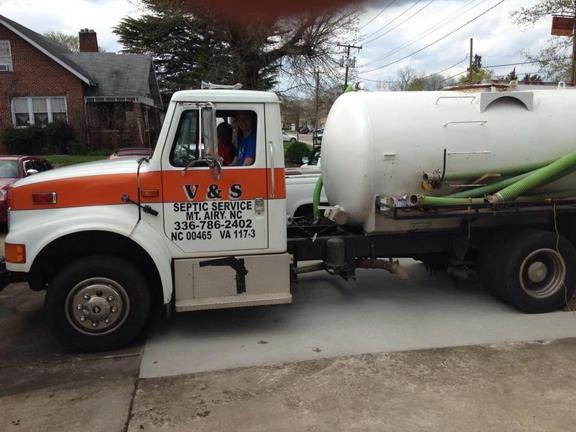 Slide of V & S Septic Service