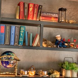 Some of our quirky shelves