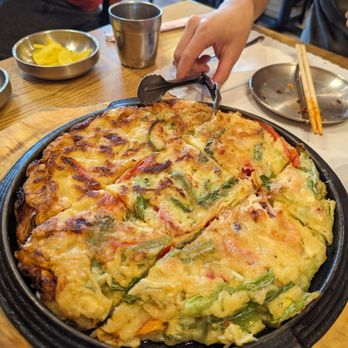 Roll House - Seafood pancake - Korean Near Me - Santa Clara, California Roll House - Seafood pancake - Korean Near Me - Santa Clara, California
