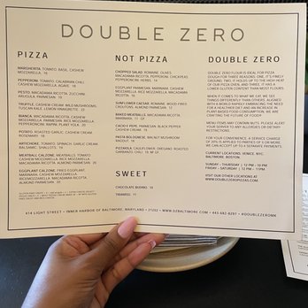 Elite Experience: Plant-based pizza at Double Zero - Menu - Yelp Events Near Me - Baltimore, Maryland Elite Experience: Plant-based pizza at Double Zero - Menu - Yelp Events Near Me - Baltimore, Maryland