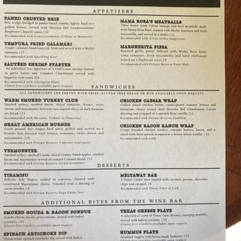 Messina Hof Winery - Tasting Room menu - Wine Tours Near Me - Bryan, Texas Messina Hof Winery - Tasting Room menu - Wine Tours Near Me - Bryan, Texas