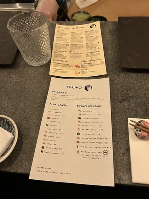 Menu photo 2 Tsumo Omakase New York, NY Menu photo 2 Tsumo Omakase New York, NY