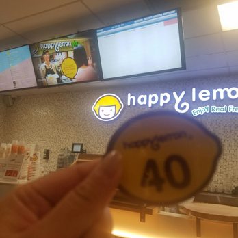 Happy Lemon - The screen shows you the status and time it's taking them to make your drink!!! - Juice Bars & Smoothies Near Me - Burlingame, California Happy Lemon - The screen shows you the status and time it's taking them to make your drink!!! - Juice Bars & Smoothies Near Me - Burlingame, California