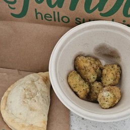 Chicken Empanada and Mozzarella bites Chicken Empanada and Mozzarella bites