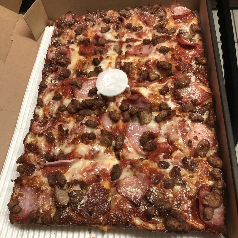Jet's Pizza - All Meaty Deep Dish - Pizza Near Me - Lakeland, Florida Jet's Pizza - All Meaty Deep Dish - Pizza Near Me - Lakeland, Florida