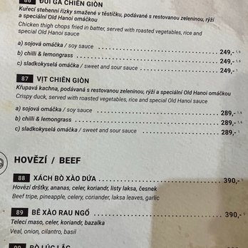 Old Hanoi - Menu - Vietnamese Near Me - Praha 5, Puerto Rico Old Hanoi - Menu - Vietnamese Near Me - Praha 5, Puerto Rico