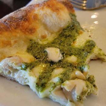 Angelos Brick Oven Pizzeria - My pizza has a clever name: 2007 Angelo Meets Napa. Chicken, pesto, mozzarella, pine nuts. Excellent! - Pizza Near Me - Wildomar, California Angelos Brick Oven Pizzeria - My pizza has a clever name: 2007 Angelo Meets Napa. Chicken, pesto, mozzarella, pine nuts. Excellent! - Pizza Near Me - Wildomar, California