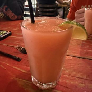 The Grease Monkey - Mango raspberry margarita - Burgers Near Me - Arlington, Texas