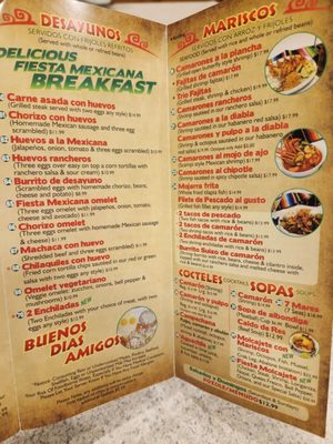 Menu photo 1 Fiesta Mexicana Reno, NV Menu photo 1 Fiesta Mexicana Reno, NV