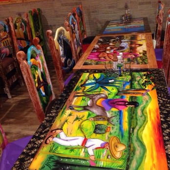 Mi Mexico - The tables and chairs are colorful and fun! - Mexican Near Me - Morris, Minnesota Mi Mexico - The tables and chairs are colorful and fun! - Mexican Near Me - Morris, Minnesota