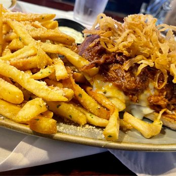 Karvers Grille - Shouldn't have been a "build your own" burger - but it tasted great. - American Near Me - Holbrook, New York
