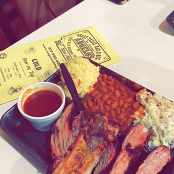 Angelos Barbecue - Ribs, Brisket, Side of Potato Salad, chili beans, and cole slaw - Barbeque Near Me - Fort Worth, Texas Angelos Barbecue - Ribs, Brisket, Side of Potato Salad, chili beans, and cole slaw - Barbeque Near Me - Fort Worth, Texas