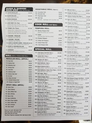 Menu photo 2 J & J Sushi North Arlington, NJ