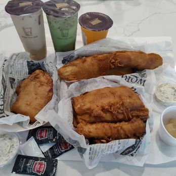 The Codfather - Spam Fritters, Cod & Chips, Haddock, Pickled Onions - Fish & Chips Near Me - Henderson, Nevada