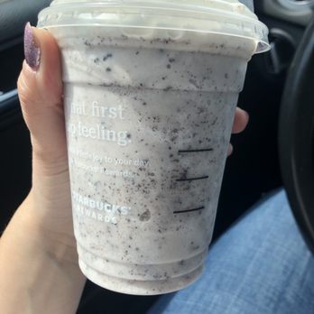Starbucks - What I received (milk, chocolate chips, ice) - Coffee & Tea Near Me - Houston, Texas Starbucks - What I received (milk, chocolate chips, ice) - Coffee & Tea Near Me - Houston, Texas