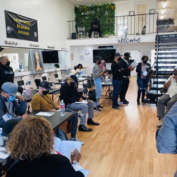 Beyond the Combs Academy - In class! - Cosmetology Schools Near Me - Los Angeles, California Beyond the Combs Academy - In class! - Cosmetology Schools Near Me - Los Angeles, California