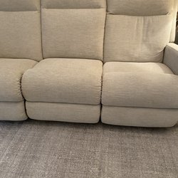 La-Z-Boy Furniture Galleries - Worn area on Couch and we've only had it for 2 months since delivery!!