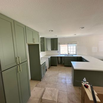 VAC Kitchen & Bath - Sage Green Shaker Cabinets - Cabinetry Near Me - Rosemead, California VAC Kitchen & Bath - Sage Green Shaker Cabinets - Cabinetry Near Me - Rosemead, California
