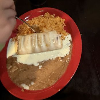 El Rodeo Grande - Chicken chimichanga with rice and beans - Mexican Near Me - Prestonsburg, Kentucky El Rodeo Grande - Chicken chimichanga with rice and beans - Mexican Near Me - Prestonsburg, Kentucky
