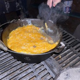 Shepherds pie at the campsite